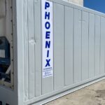 Container refrigerato coibentato - Struttura isolata con unità di refrigerazione, ideale per il trasporto e lo stoccaggio a temperatura controllata.